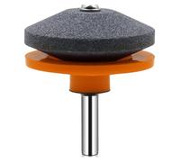 Vibsky Meule pour affûteur de tondeuse à gazon, corindon marron, 50 x 7 mm, tige de 6,35 mm (pour orange)