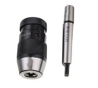 Vibsky MT2-B16 Mandrin de perceuse sans clé, mandrin de tour auto-serrant de 1 à 16 mm avec roulement de butée, accessoire pour outils de perçage, de fraisage et d'alésage