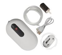 Vibsky Pompe aérateur d'appât de pêche rechargeable par USB, oxygénateur compact avec long tube, batterie de secours pour aquarium panne d'alimentation