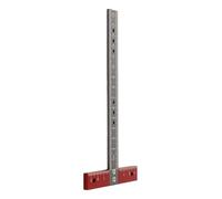 Vibsky Règle carrée en forme de T, en alliage d'aluminium à 90 degrés pour le travail du bois, la menuiserie, les projets de bricolage et le dessin