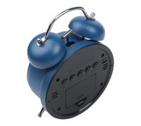 Vibsky Réveil numérique extra fort avec deux cloches, grand écran LED rétroéclairé, corps en métal, utilisation dans la chambre et le bureau