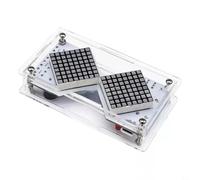 Vibsky Sablier LED DIY Kit Capteur de gravité Minuteur 01-99 min Coque | Détection de gravité, minuterie réglable de 01 à 99 min, écran LED RVB, alimentation USB/batterie, commandes interactives