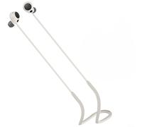 Vibsky Sangle anti-perte en silicone pour casque Sony WF-C700N, cordon créatif pour éviter les chutes, doux et usure - Cordon de couleurs classiques (blanc)