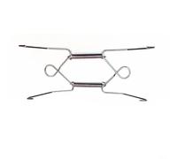 Vibsky Support de plaque métallique moderne à suspendre au mur, support réglable argenté, prise en main sûre pour différentes tailles d'assiettes de 15,2 cm à 15,2 cm