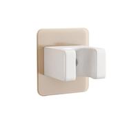 Vibsky Support de pommeau de douche réglable avec aspiration puissante, sans perçage, finition polie, compatible avec la plupart des pommeaux de douche ronds et carrés, 4 couleurs