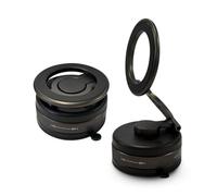 Vibsky Support de téléphone électrique pour voiture avec base d'aspiration sous vide, support pliable rotatif à degrés, rechargeable pour tableau de bord et pare-brise