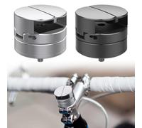 Vibsky Support de téléphone rotatif à 360 degrés en alliage d'aluminium pour la plupart des smartphones, angle de vision horizontal et vertical réglable, installation facile