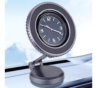 Vibsky Support monté sur voiture, cadran lumineux, base en aluminium pliable, design rotatif