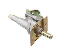 Vibsky Vanne de commande de gaz de rechange 91,4 cm, modèle 1554, bouton de brûleur en alliage d'aluminium avec arrêt, blanc, 1 paquet