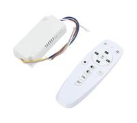 Vibsky Variateur d'intensité intelligent à DEL 2,4 G, transformateur d'alimentation double canal pour bandes lumineuses LED de 24 à 80 W, facile à installer, AC 170-245 V blanc avec pilote LED et