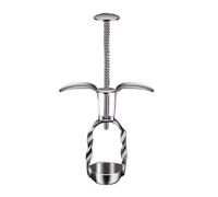 Vibsky Vide-cerises en acier inoxydable et dénoyauteur de fruits, grade 304 avec ressort de rebond automatique pour cerises, olives et fruits similaires