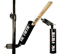 Vic Firth Carquois à Baguettes, en Acier, avec Pince, Noir avec Logo