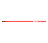 Vic Firth NOVA 7AN Baguettes, Bout en Nylon, Rouge