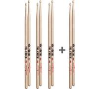Vic Firth – 5A American Hickory – Value Pack
