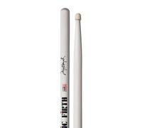 Vic Firth Signature Baguettes, Jojo Mayer, Bout en Bois, Blanc