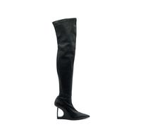 Vic Matié - Bottes cuissardes `D` Noires - Femme - Chaussures - Noir - Taille: 37 EU