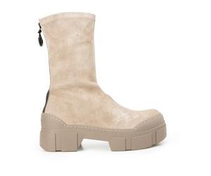 Vic Matié - Bottes Pinafore Metal - Femme - Chaussures - Beige - Taille: 36 EU