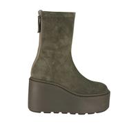 Vic Matié - Bottine Zeppa Stripy Zip - Femme - Chaussures - Vert - Taille: 36 EU