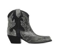 Vic Matié - Bottines à Talons - Femme - Chaussures - Gris - Taille: 38 1/2 EU