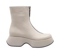 Vic Matié - Bottines en Cuir Desert avec Fermeture Éclair - Femme - Chaussures - Beige - Taille: 41 EU