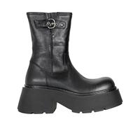 Vic Matié - Bottines en Cuir Élégantes - Femme - Chaussures - Noir - Taille: 41 EU