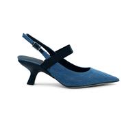 Vic Matié - Escarpins Slash Chanel - Femme - Chaussures - Bleu - Taille: 38 EU