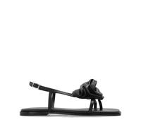 Vic Matié - Sandales en cuir Logic - Femme - Chaussures - Noir - Taille: 36 EU