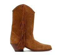 Vic Matié - K12 Bottes de cowboy à franges - Femme - Chaussures - Brun - Taille: 40 EU