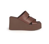 Vic Matié - Sandale compensée K10 Block - Femme - Chaussures - Brun - Taille: 38 EU