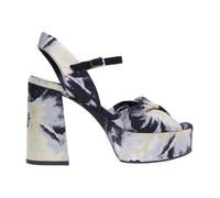 Vic Matié - Sandale en Tissu Fleuri - Femme - Chaussures - Multicolore - Taille: 37 EU