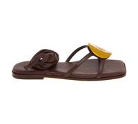 Vic Matié - Sandale Plate - Femme - Chaussures - Brun - Taille: 37 EU