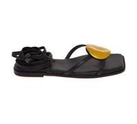 Vic Matié - Sandale plate - Femme - Chaussures - Noir - Taille: 37 EU