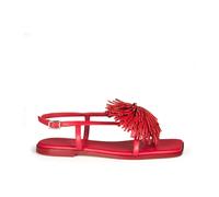 Vic Matié - Square Open Sandal - Femme - Chaussures - Rouge - Taille: 40 EU