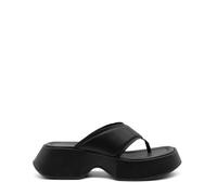 Vic Matié - Tongs Yoko noires - Femme - Chaussures - Noir - Taille: 36 EU