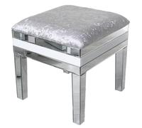 Vic569 Palazzo Tabouret de luxe en verre miroir