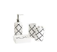 Vical Home Set de Bain Blanc/Noir