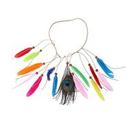 VICASKY 1 bandeau pour fille mode unique accessoires de cheveux tendance accessoires de cheveux de bal de promotion bandeau fille cheveux accessoires cheveux bandeau cheveux Topper plume multicolore