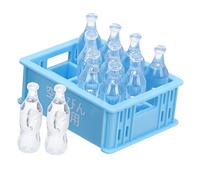 VICASKY 1 boîte à boissons miniature - Accessoires créatifs pour maison de poupée - Pour garçons et filles - Mini jouets décoratifs au design d'une boîte à boissons pour un jeu imaginatif et