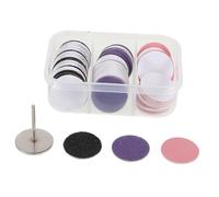 VICASKY 1 boîte pour nail art - Kit de moulage de sucre - Pour callosités mortes - Pour callosités et callosités - Pour les pieds - Feuilles de sable