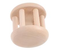 VICASKY 1 Cloche En Bois À Rouler Pour Léducation Précoce Des Nourrissons Cloches Pour Bébé Apprentissage Sensoriel Style Aléatoire