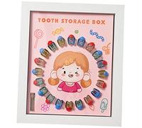 VICASKY 1 Coffret Des Dents De Lait Voiture Coupe-ongles Bébé De Main Emmailloter Bébé Support De Dent Perdue Enfant En Âge Enfants Évent Titulaires Abdos
