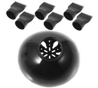 VICASKY 1 Ensemble Buse d'air en forme de peigne diffuseur pour le sèche-cheveux pièce jointe embout universel pour sèche-cheveux buse de fixation pour sèche-cheveux (nylon) Noir
