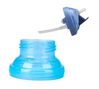 VICASKY 1 Ensemble couvercle de tasse bouteille lait babynage bottle pompes portable double thermique convertisseur de bouteilles couvercle de paille de bouteille de lait pp Blue