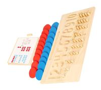 VICASKY 1 Ensemble D'Aides Pédagogiques pour Fête Éducatif pour La Maternelle Éducatif Jouets d'apprentissage des Couleurs pour Enfants Planche À Pinces pour Tout-Petits
