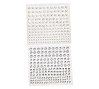 VICASKY 1 Ensemble D'autocollants En Strass Auto-adhésifs, Perles Artisanales, Embellissement De Fausses Perles, Autocollants De Maquillage