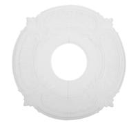 VICASKY 1 ensemble de médaillons en polyuréthane, 3,94 po ID x 13,2 po | Rosaces de plafond à éclairage divisé, rosace moulée, segments détachables en PU, installation facile