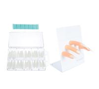 VICASKY 1 Ensemble Fausse Main pour Pratique Doigt Magnétique Flexible pour Nail Art et Entraînement