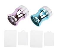 VICASKY 1 Ensemble Grattoir à ongles outil d'estampage de manucure clou banc d'ongle tampon de manucure outils d'estampage des ongles outils de grattage des ongles ABS en plastique