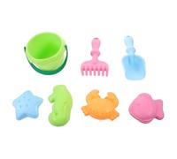 VICASKY 1 Ensemble Jeu de Plage pour Garçon Fille Jouets de Sable avec Seau Pelle et Moules pour Jeux de Sable Au Bord de Mer Parc ou Plage Couleurs Aléatoires Sécurité Couleur Aléatoire