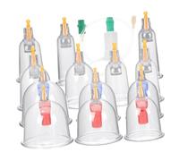 VICASKY 1 ensemble Kit de Ventouses Transparentes pour Thérapie à de Cupping Professionnel pour